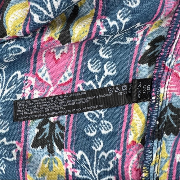 Anthropologie Zadie Velvet Slip Dress Paisley Floral size Large - Picture 7 of 9